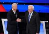 Biden y Sanders