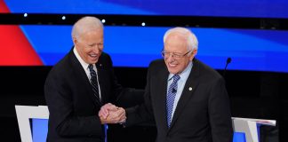 Biden y Sanders