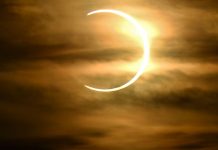 Sorprendente eclipse en Medio Oriente