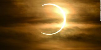 Sorprendente eclipse en Medio Oriente