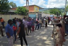 Simulacro electoral en Naguanagua