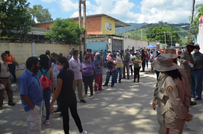 Simulacro electoral en Naguanagua