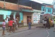 Incendio en anexo en La Bocaína