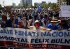 Gremios de la Salud Protestaron en Santiago